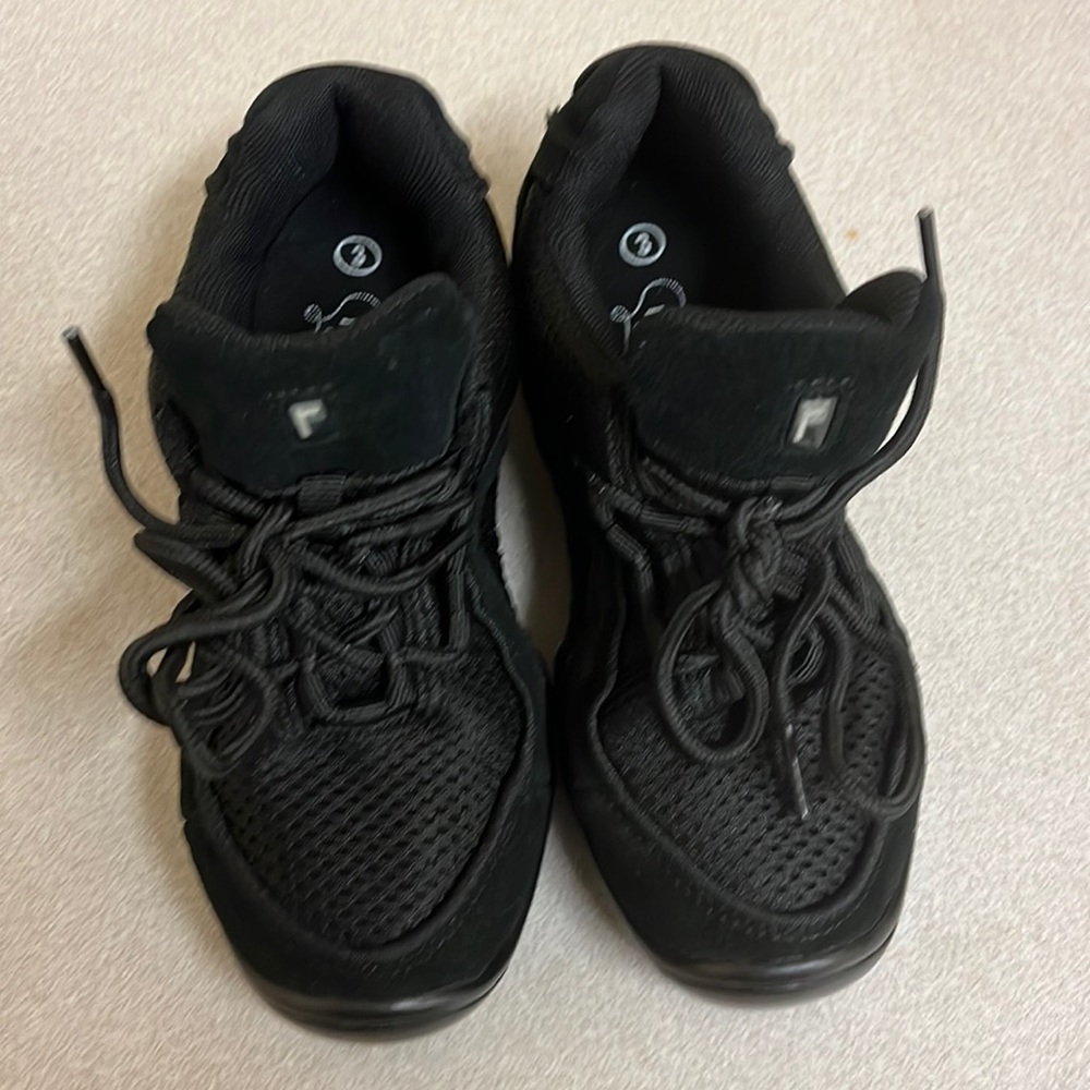 Black dance shoes